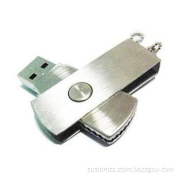 Metal 4 gig USB Flash Drive Memory Stick Stainless Steel Sw